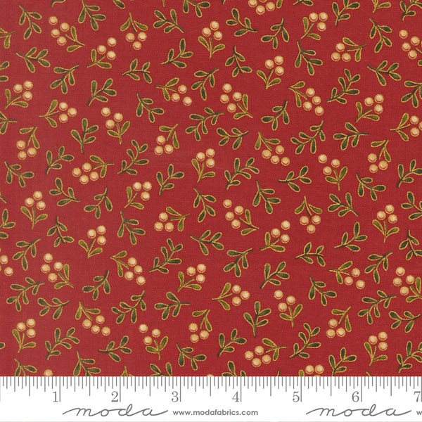 Moda  Merry Manor 33866 12M Crimson Berry Blenders By The Yard