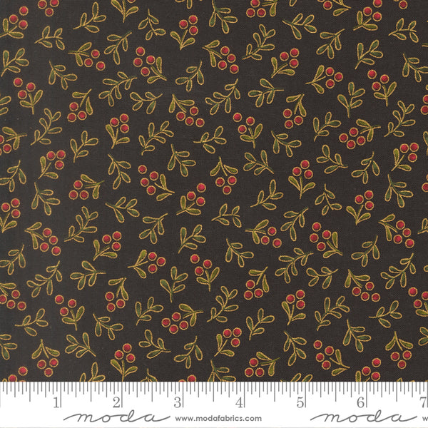 Moda  Merry Manor 33866 14M Ebony Berry Blenders By The Yard