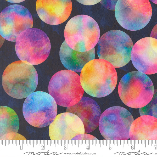 Moda Gradients Gallery 33883 11 Midnight Rain Candescent Dots By The Yard