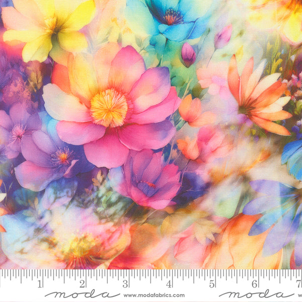 Moda Gradients Gallery 33892 11 Rainbow Luminescent Garden By The Yard
