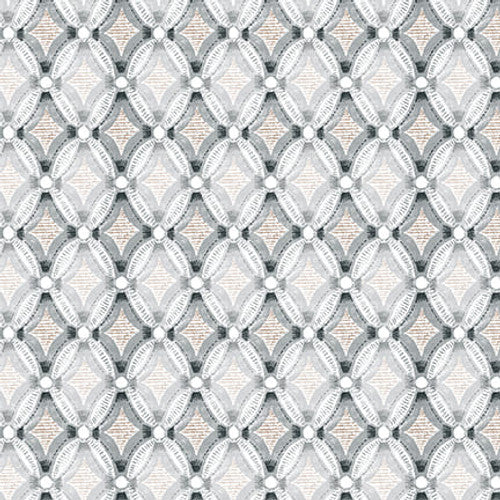 Blank Quilting Zanzibar 3407 90 Light Gray Lattice By The Yard