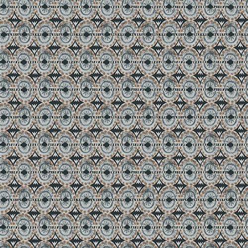 Blank Quilting Zanzibar 3410 99 Charcoal Abstract Ovals By The Yard