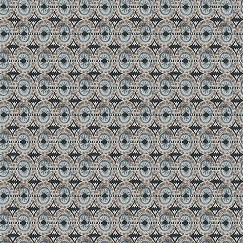 Blank Quilting Zanzibar 3410 99 Charcoal Abstract Ovals By The Yard