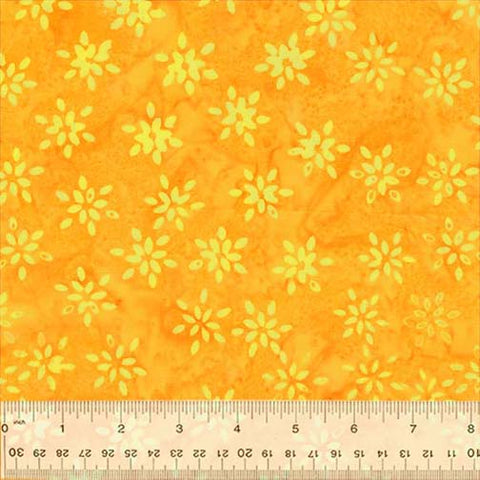 Anthology Batik - Bright Summer - 3477Q X Sparkling Flowers Dandelion By The Yard