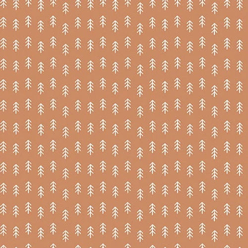 Blank Quilting Digital - Cheerful Cheeks 3480 35 Rust Trees By The Yard