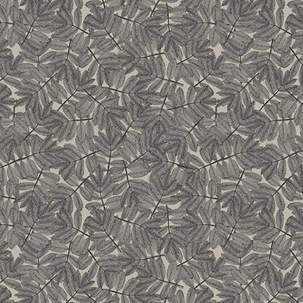 Blank Quilting Nature's Whisper 3530 90 Gray Allover Leaf By The Yard