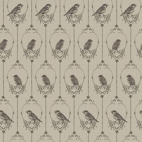 Blank Quilting Nature's Whisper 3533 90 Gray Birds By The Yard