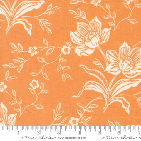 Moda - Denim Daisies 35380 14 Butterscotch Large Floral By The Yard