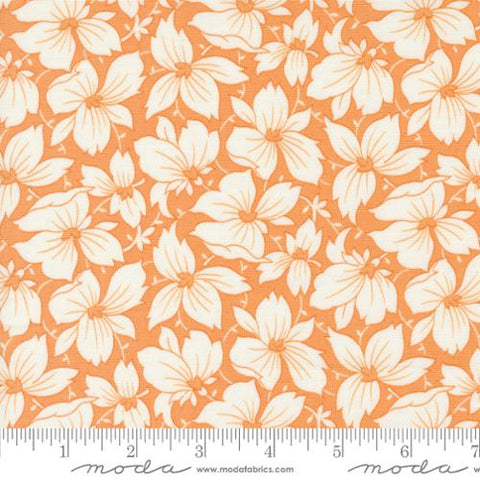 Moda - Denim Daisies 35381 14 Butterscotch Packed Floral By The Yard