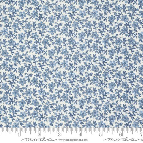 Moda - Denim Daisies 35386 11 Daisy Floral Vines By The Yard