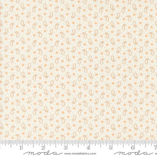 Moda - Denim Daisies 35387 21 Daisy Nutmeg Floral Paisley By The Yard