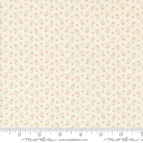 Moda - Denim Daisies 35387 21 Daisy Nutmeg Floral Paisley By The Yard