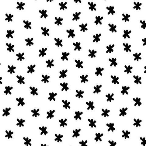 Blank Quilting Paradox II 3561 01 White Drawn Shapes By The Yard