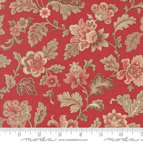 Moda Le Jardin Rouge 36152 11 Rouge Tournesal Florals By The Yard