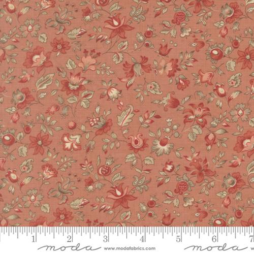 Moda Le Jardin Rouge 36154 12 Clay Clemenceau Florals By The Yard