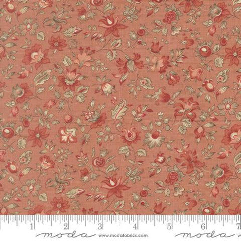 Moda Le Jardin Rouge 36154 12 Clay Clemenceau Florals By The Yard