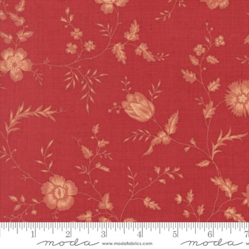 Moda Le Jardin Rouge 36155 11 Rouge Dauphin Florals Toile By The Yard
