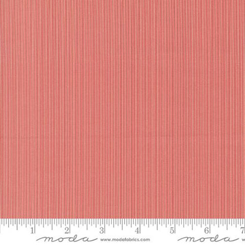 Moda Le Jardin Rouge 36159 11 Rouge Chardon Stripes By The Yard