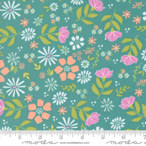 Moda - Laguna Sunrise 37680 18 Teal By The Yard