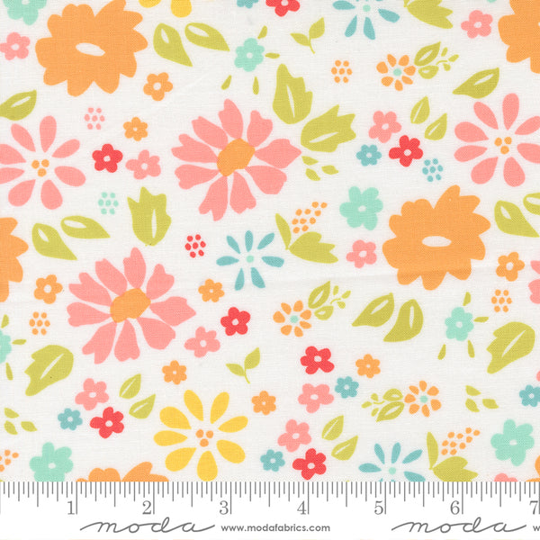 Moda Delightfully Yours 37700 11 Cloud Wildflower By The Yard