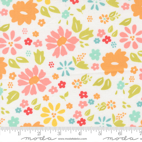 Moda Delightfully Yours 37700 11 Cloud Wildflower By The Yard