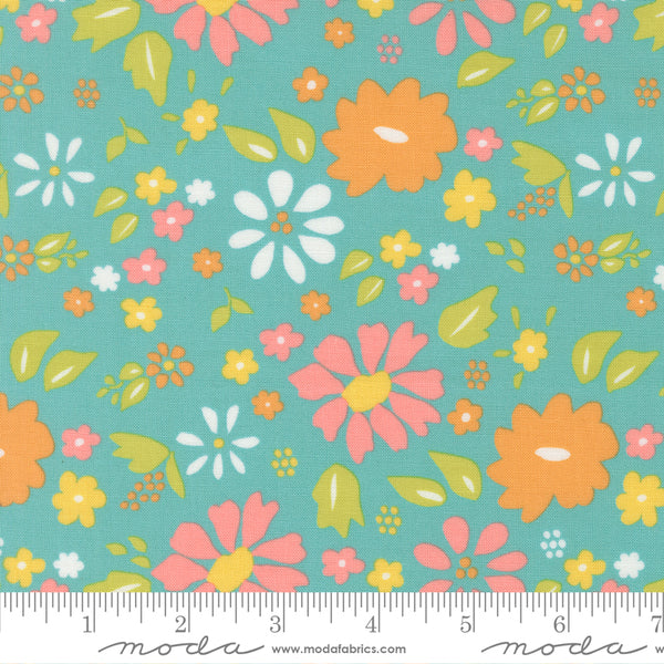 Moda Delightfully Yours 37700 18 Poolside Wildflower By The Yard