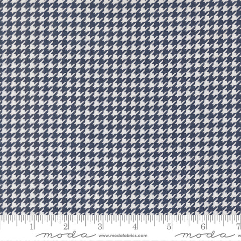 Moda Delightfully Yours 37702 19 Navy Houndstooth By The Yard