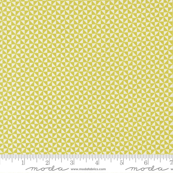 Moda Delightfully Yours 37704 14 Chartreuse Pinwheel By The Yard