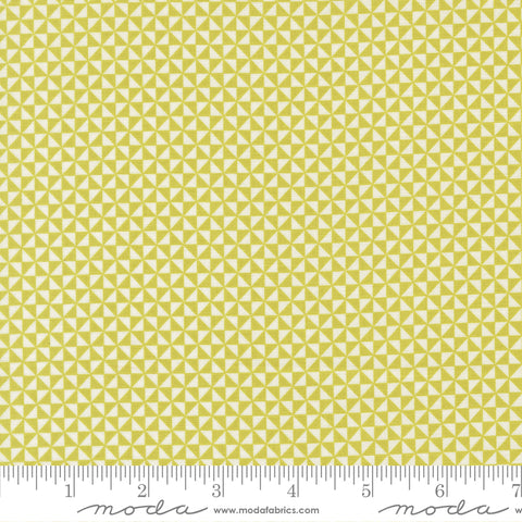 Moda Delightfully Yours 37704 14 Chartreuse Pinwheel By The Yard