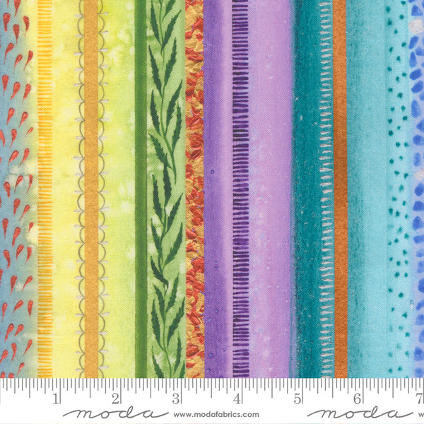 Moda Soulstice 39867 11 Rainbow Socialite Stripes By The Yard
