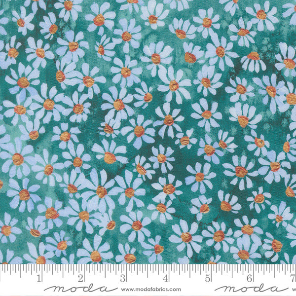 Moda Soulstice 39868 13 Turquoise Pretty Florals By The Yard