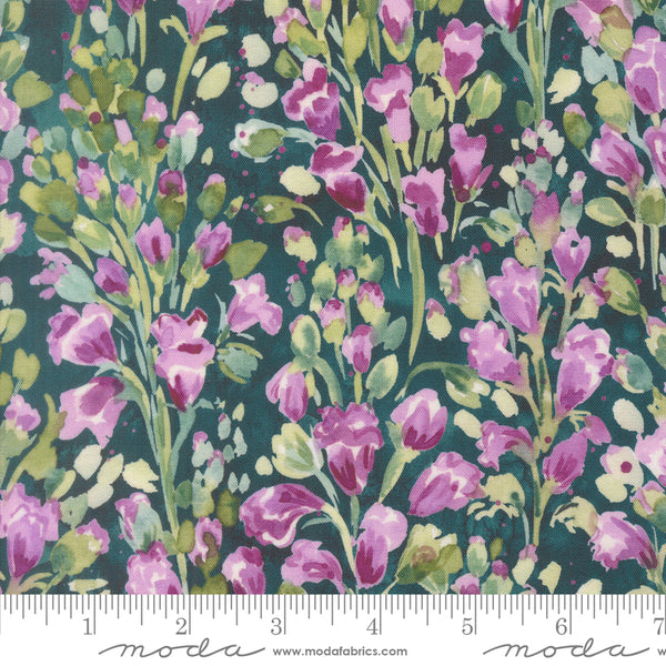 Moda Fleur The Love 39885 15 Dark Teal Cherish By The Yard