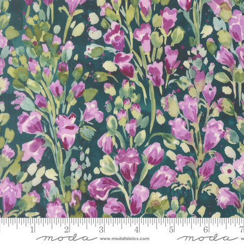 Moda Fleur The Love 39885 15 Dark Teal Cherish By The Yard