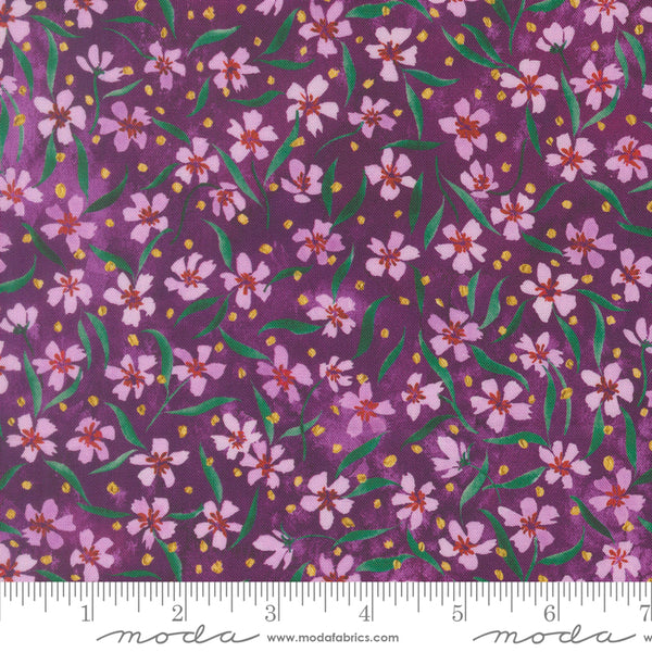 Moda Fleur The Love 39887 13 Plum Smitten By The Yard