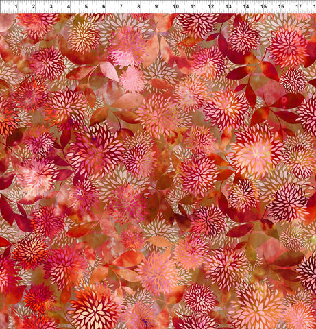 In The Beginning Allure 3ALR 1 Red Mums 1.125 YARDS