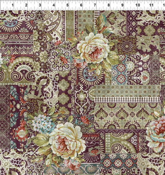 In The Beginning Carpet Bag Romance 3CBR 2 Red Carpet By The Yard