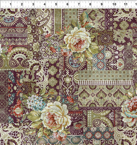 In The Beginning Carpet Bag Romance 3CBR 2 Red Carpet By The Yard