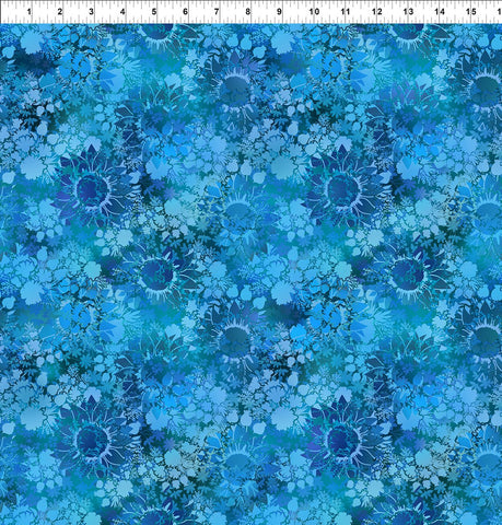In The Beginning I Dream In Color 3-IDC 2 Sunflower Blue By The Yard