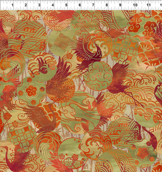 In The Beginning Oriental Gardens 3OG 1 Red Emblems By The Yard