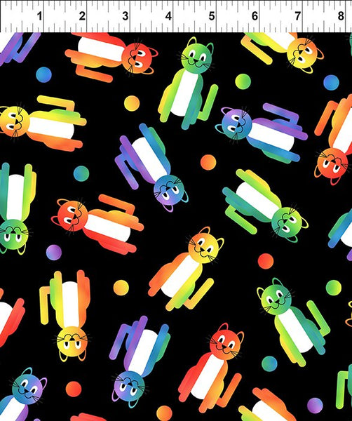 In The Beginning PAWsitivity 3PAW 1 Black Cats & Dots By The Yard