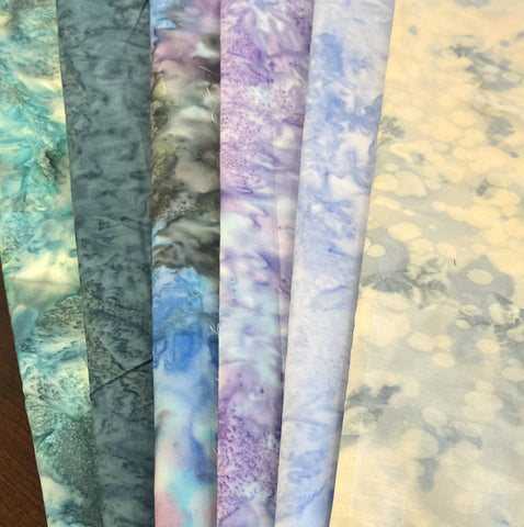 Matt's Mystery Bundles - 4.32 yards - Batiks #3- Assorted Remnants