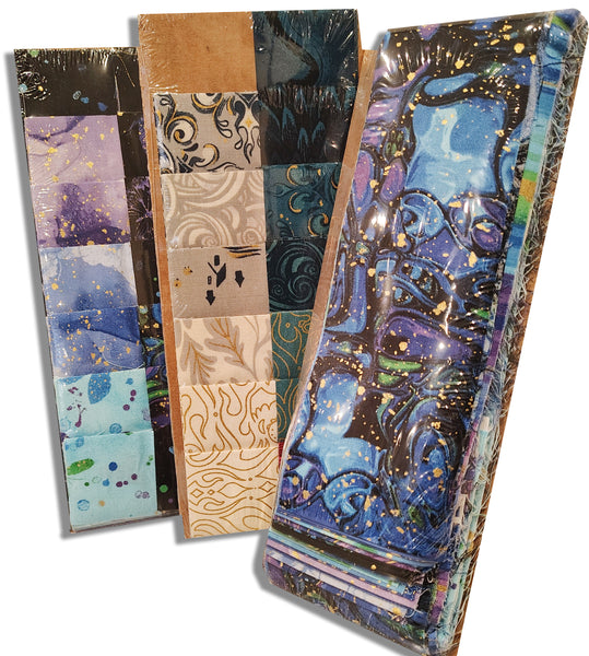 Matt's Mystery Bundles - 3 Metallic Kit Scraps- Mystery Remnants - Assorted Remnants