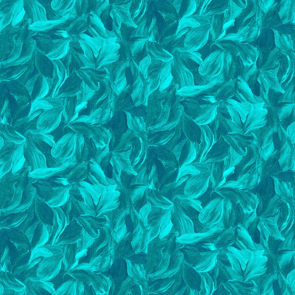 Northcott Bells Of Ireland 40222 63 Teal Zuzu Petals By The Yard