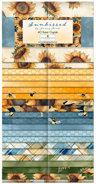 Wilmington Prints Pre-cut 40 Piece 2 1/2" Strips 840-863-840 - Sunkissed