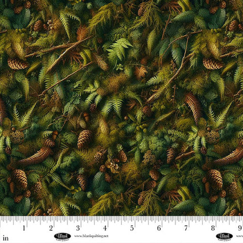 Blank Quilting Digital Wilderness Song 4171 66 Forest Moss By The Yard