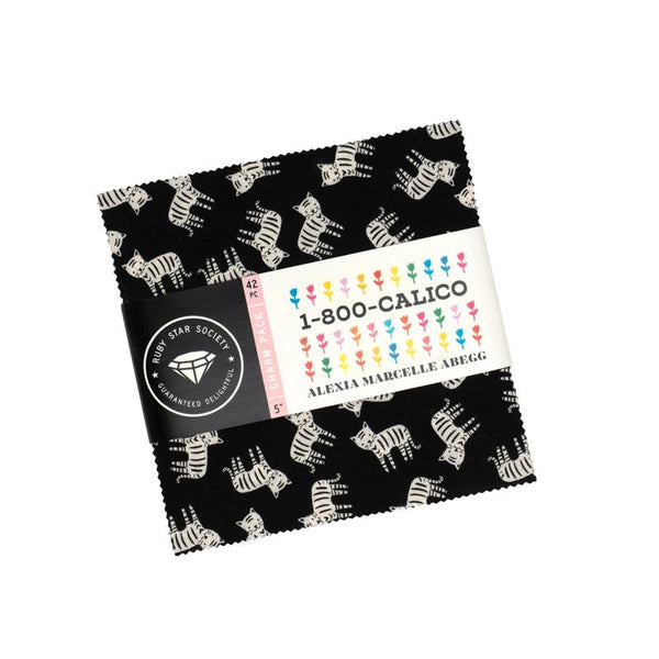 Moda Pre-Cut 42 Piece 5" Charm Squares - 1 800 Calico