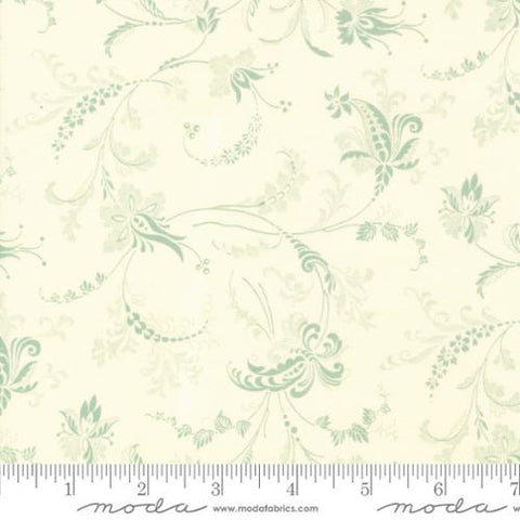 Moda Collections for A Cause - Etchings 44333 21 Parchment Aqua By The Yard