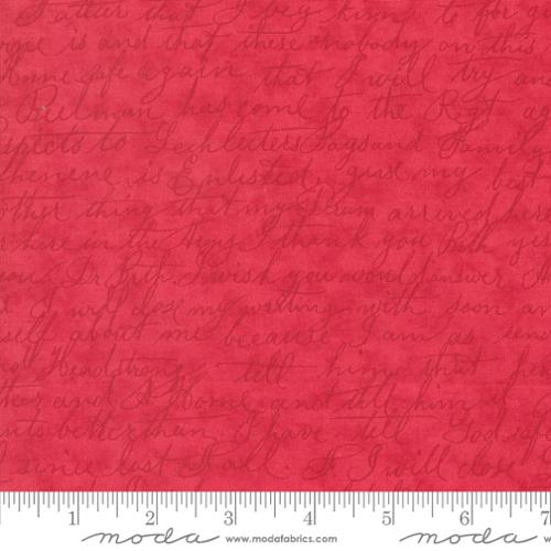 Moda Collections for A Cause - Etchings 44337 13 Red By The Yard
