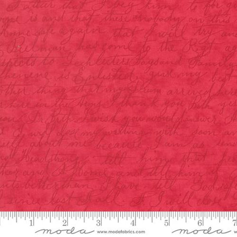 Moda Collections for A Cause - Etchings 44337 13 Red By The Yard