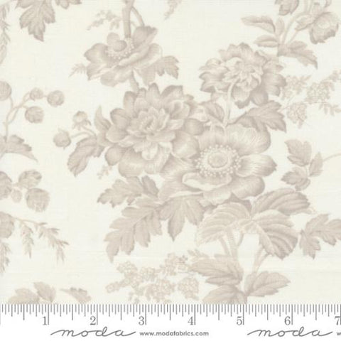 Moda - 3 Sisters Favorites Vintage Linens 44360 11 Cream Large Floral By The Yard